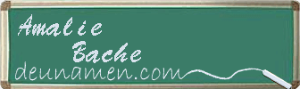 Amalie Bache Visitenkarte